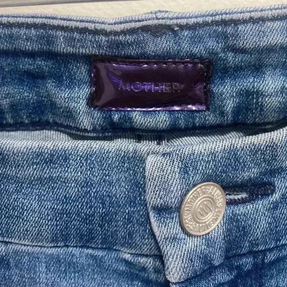 Mother Denim - High Waisted Looker Ankle Fray Woman Jeans Size 29 - Picture 5 of 9